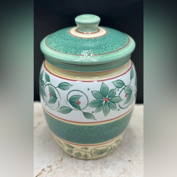 Rare Vintage French Quarter (LG) Stoneware Canister Jar by PFALTZGRAFF - Picture 6 of 10